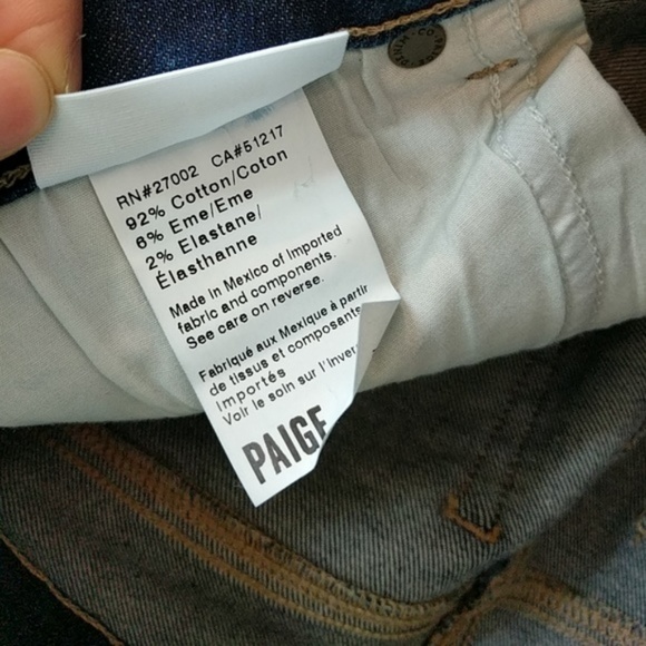 Paige Daryn Cutoff Jean Denim High Rise - Picture 3 of 8